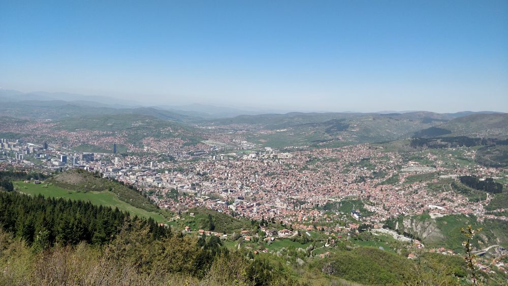 Вигляд на Сараєво з гори